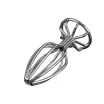 MISTRESS fenékdugó Stainless Anal Plug L - ezüst színben, fém, rácsos szerkezetű, L méretben, vízálló, (9.5 cm)