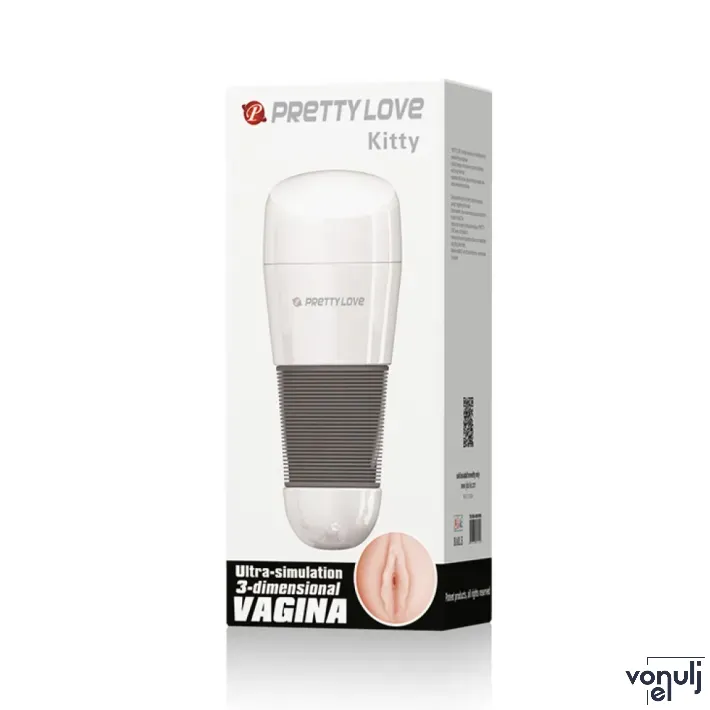 Műszáj maszturbátor Pretty Love Kitty Mouth - vízálló