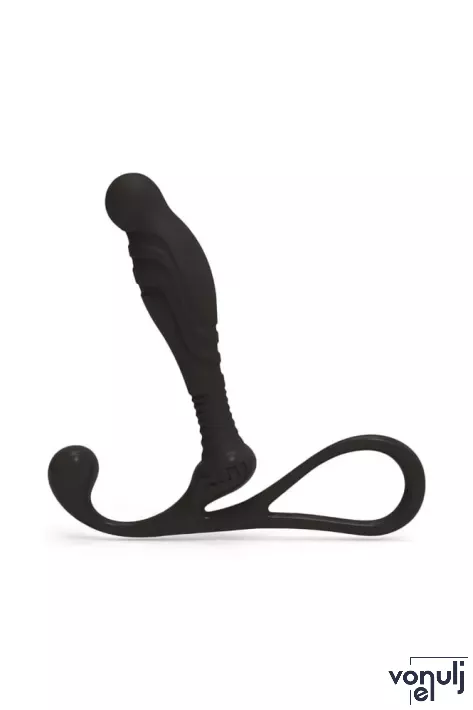 ZINI prosztata izgató Janus Anti Shock Prostate Massager S - fekete színben, S méretben, vibráció nélküli, vízálló