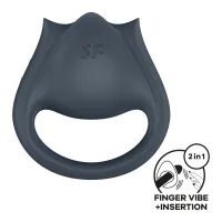 Pénisz gyűrű Satisfyer Perfect Pair 2 - akkumulátoros,vízálló