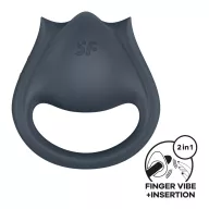 Pénisz gyűrű Satisfyer Perfect Pair 2 - akkumulátoros,vízálló