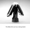 TENGA maszturbátor Flip Zero Black - vákuumos, vízálló, fekete színű tokban