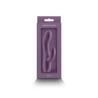NS NOVELTIES csiklóizgatós vibrátor Obsessions Juliet Dark Purple - sötét lila színben, g-pontos, vízálló, akkumulátoros