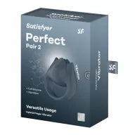 Pénisz gyűrű Satisfyer Perfect Pair 2 - akkumulátoros,vízálló
