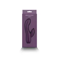 NS NOVELTIES csiklóizgatós vibrátor Obsessions Juliet Dark Purple - sötét lila színben, g-pontos, vízálló, akkumulátoros