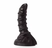 X-MEN fenékdugó Monster Plug 3 M - fekete színben, letapasztható, M-méretben, PVC, 24 cm