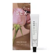 BIJOUX INDISCRETS stimuláló ajakbalzsam Oral Sex Balm 10 ml - orális szexhez, síkosító és hűsítő hatással, kókusz illattal