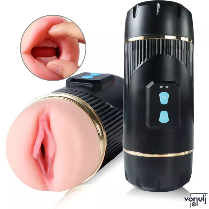 Műpunci és műszáj maszturbátor Mistress Kay Double-end - akkumulátoros, vízálló
