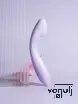 G pont vibrátor Svakom Margot Lilac Swirl - akkumulátoros, vízálló