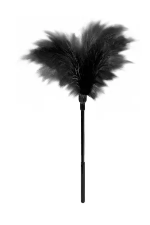 GUILTY PLEASURE cirógató Small Feather Tickler - fekete színben, tollas