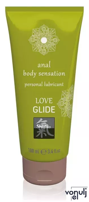 SHIATSU intim síkosító Love Glide Waterbased Anal 100 ml - anális, vízbázisú