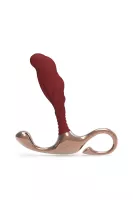 ZINI prosztata izgató Janus Lamp Iron Prostate Massager M - bordó és arany színben, M méretben, vibráció nélküli, vízálló