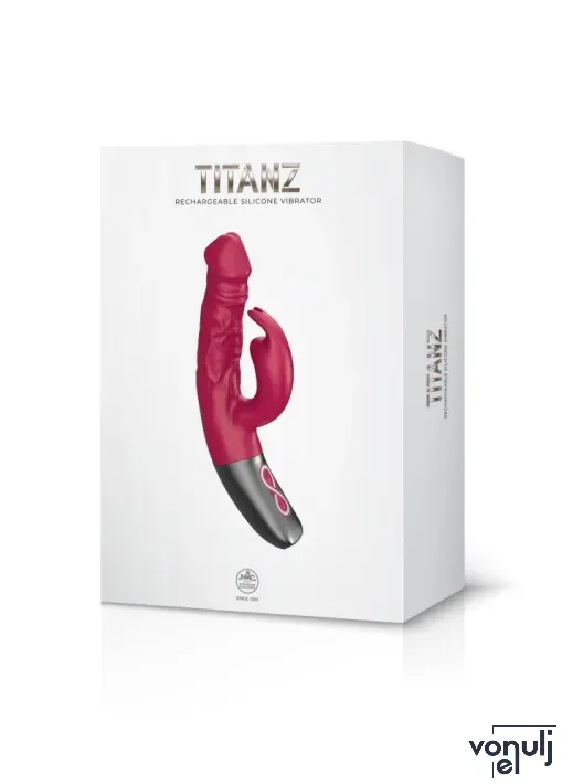 Csiklóizgatós g pont vibrátor NMC Titanz 7" Pink