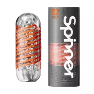 TENGA maszturbátor Spinner 02 Hexa- vízálló, narancssárga színű tokban