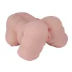 MISTRESS maszturbátor Double Hole 3D V - realisztikus, testszínű, mellekkel, vagina és ánusznyílással, vízálló, vibráció nélküli