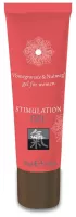 SHIATSU stimuláló gél Stimulation Gel Pomegranate & Nutmeg 30 ml - hölgyeknek, csiklóstimuláló hatással, gránátalma és szerecsendió illattal