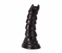 X-MEN fenékdugó Monster Plug 2 M - fekete színben, letapasztható, M-méretben, PVC, 23 cm