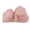 MISTRESS maszturbátor Double Hole 3D V - realisztikus, testszínű, mellekkel, vagina és ánusznyílással, vízálló, vibráció nélküli