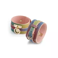 NS NOVELTIES erotikus bilincs Spectra Bondage Ankle Cuff Rainbow - színes, bokára helyezhető