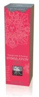 SHIATSU stimuláló gél Stimulation Gel Pomegranate & Nutmeg 30 ml - hölgyeknek, csiklóstimuláló hatással, gránátalma és szerecsendió illattal