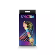 NS NOVELTIES erotikus korbács Spectra Bondage Flogger Rainbow - színes, fetish játékokhoz