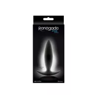 RENEGADE fenékdugó Spades Small - fekete színben, S-méretben, vízálló, szilikon 10 cm