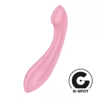 SATISFYER G-pont vibrátor G-Force Pink - rózsaszín színben, vízálló, akkumulátoros