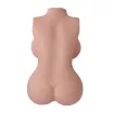 MISTRESS torzó maszturbátor Double Hole 3D IV - realisztikus, testszínű, mellekkel, vagina és ánusznyílással, vízálló, vibráció nélküli