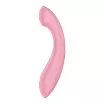 SATISFYER G-pont vibrátor G-Force Pink - rózsaszín színben, vízálló, akkumulátoros