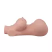 MISTRESS torzó maszturbátor Double Hole 3D IV - realisztikus, testszínű, mellekkel, vagina és ánusznyílással, vízálló, vibráció nélküli