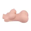 MISTRESS torzó maszturbátor Double Hole 3D IV - realisztikus, testszínű, mellekkel, vagina és ánusznyílással, vízálló, vibráció nélküli