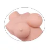MISTRESS torzó maszturbátor Double Hole 3D IV - realisztikus, testszínű, mellekkel, vagina és ánusznyílással, vízálló, vibráció nélküli