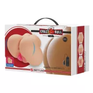 Műpunci és ánusz maszturbátor Crazy Bull Luna Flesh - elemes,vízálló