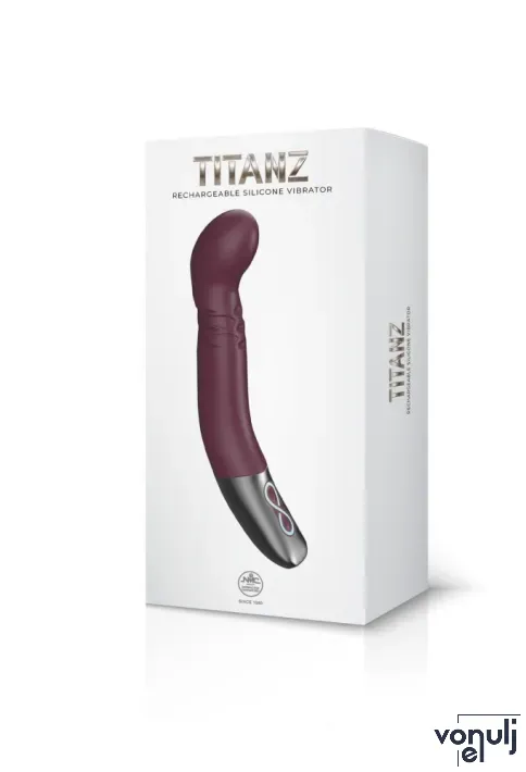 G pont vibrátor NMC Titanz 8" Rubin Red