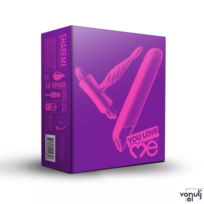 Vibrátor szett Rocks-off Share Me - vibrátor és fenékdugó