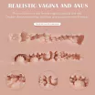 MISTRESS maszturbátor Fennie - realisztikus, testszínű, vibrátoros, vagina és ánusznyílással, akkumulátoros, vízálló