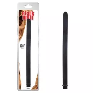 CHISA NOVELTIES intim zuhany Silicone Douche Tube + - fekete színben, anális és hüvelyi irrigáláshoz, zuhanycsőre rögzíthető, 32,7 cm
