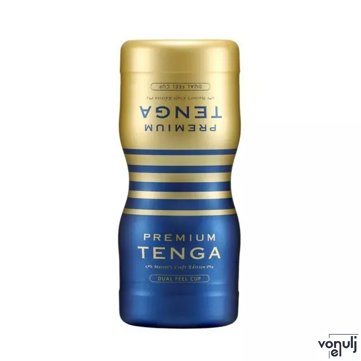 TENGA maszturbátor Premium Sensation Cup - kétféle intenzitású, vákuumos, vízálló, egyszer használatos