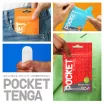 TENGA maszturbátor Pocket Hexa-Brick - kompakt kivitel, egyszer használatos