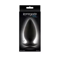 RENEGADE fenékdugó Spades X Large Black - fekete színben, XL-méretben, vízálló, szilikon, 11 cm