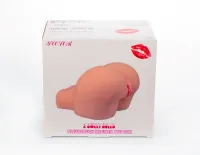 MISTRESS maszturbátor Double Hole IV - realisztikus, testszínű, vagina és ánusznyílással, vízálló, vibráció nélküli