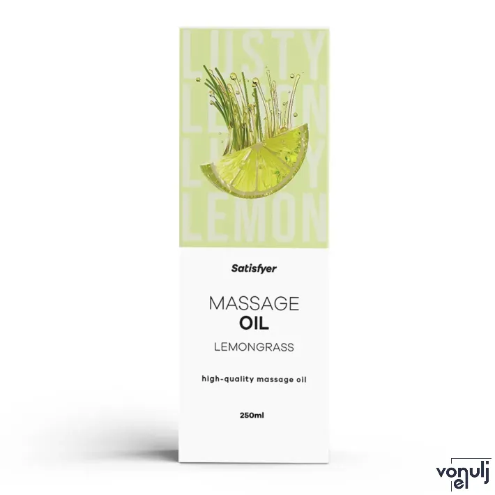 Erotikus masszázsolaj Satisfyer Lemongrass 250ml