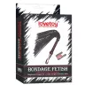 LOVETOY korbács Bondage Fetish Beginners Flogger - fekete