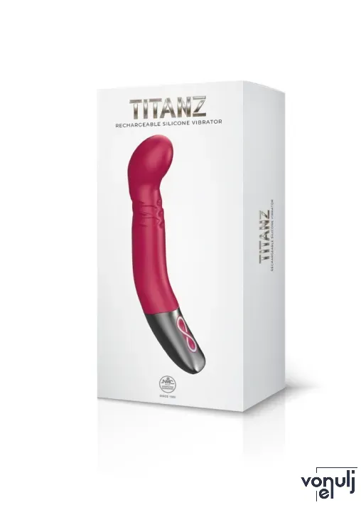 G pont vibrátor NMC Titanz 8" Pink