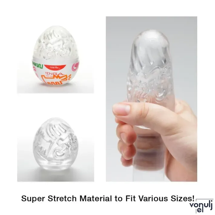 TENGA maszturbációs tojás Keith Haring Street - vízálló, egyszer használatos