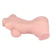 MISTRESS torzó maszturbátor Double Hole 3D III - realisztikus, testszínű, mellekkel, vagina és ánusznyílással, vízálló, vibráció nélküli