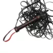 LOVETOY korbács Bondage Fetish Beginners Flogger - fekete
