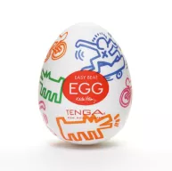 TENGA maszturbációs tojás Keith Haring Street - vízálló, egyszer használatos