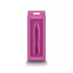 NS NOVELTIES rúdvibrátor Obsession Clyde Dark Pink - rózsaszín színben, bordázott stimuláló felszínnel, vízálló, akkumulátoros