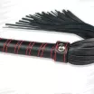 LOVETOY korbács Bondage Fetish Beginners Flogger - fekete